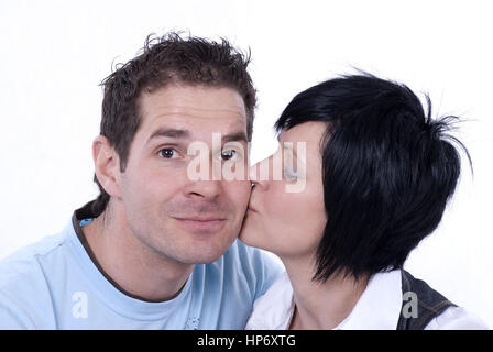 Parution du modèle , Liebespaar, 30 + - love couple Banque D'Images