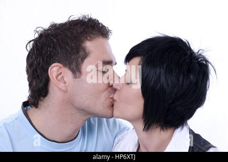 Parution du modèle , Liebespaar, 30 + - love couple Banque D'Images