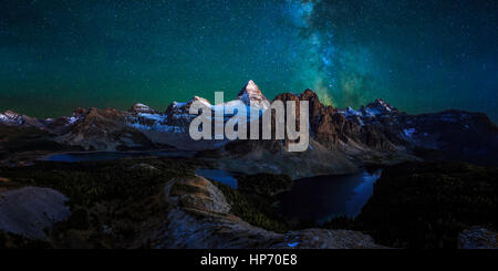 Mt Assinniboine Provincial Park, Canada Banque D'Images