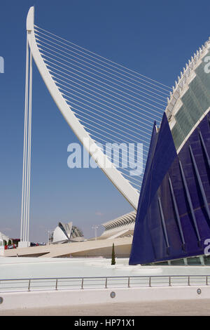 L'Assut de l'Or Bridge à Valence, Espagne Banque D'Images