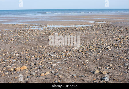 Galets sur la plage Banque D'Images