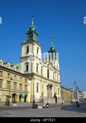 Eglise Sainte Croix (Kosciol Swietego Krzyza), Varsovie, Pologne Banque D'Images