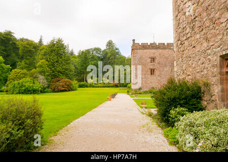 Château de Muncaster, Seascale, Cumbria, Royaume-Uni Banque D'Images