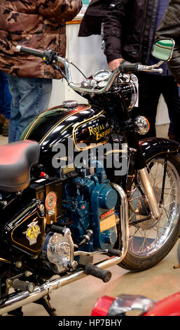 2017 Bristol Classic bike show à Shepton Mallet personnalisé Diesel Royal Enfield Banque D'Images