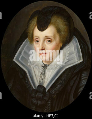 Michiel Jansz. van Mierevelt portrait de Louise de Coligny - Musée Mauritshuis à La Haye Banque D'Images