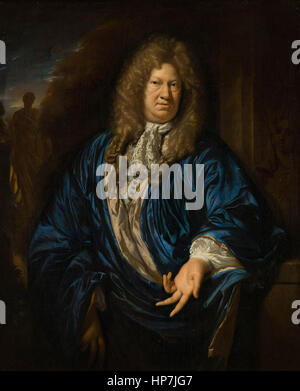 Adriaen van der Werff Portrait d'un homme - Musée Mauritshuis à La Haye Banque D'Images