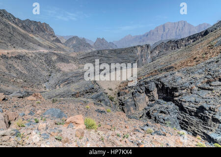 Jebel Shams, Oman, au Moyen-Orient, en Asie Banque D'Images