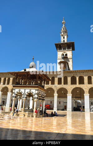 Mosquée des Omeyyades de Damas, Syrie - 09 mai, 2010 : la mosquée des Omeyyades, Banque D'Images