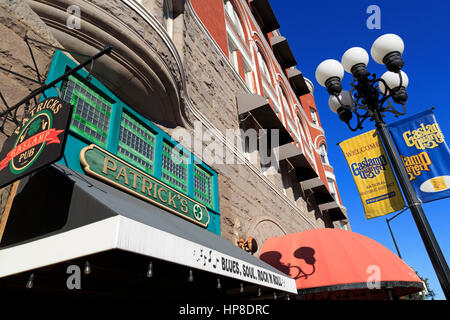 Cinquième rue, Gaslamp Quarter, San Diego, California, USA Banque D'Images