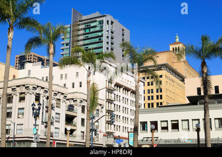 Horton Plaza Park, Gaslamp Quarter, San Diego, California, USA Banque D'Images