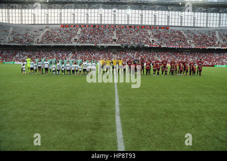 19 février 2017 - Curitiba, ParanÃ, Brasil - BRÉSIL - Football - l'ATLETICO PR - CORITIBA - Demander à des problèmes d'accréditation, la Fédération des Scoccer Brésil (FPF) opposées à la transmission de la correspondance entre l'Atlético-PR et le Coritiba valide pour le Campeonato Paranaense dans l'Arena da Baixada à Curitiba. Clubs de manière indépendante et exclusivement en ligne diffusera via YouTube. Le match n'a pas eu lieu ce dimanche (19). Foto Geraldo Bubniak : Crédit photo : Geraldo Bubniak/ZUMA/Alamy Fil Live News Banque D'Images