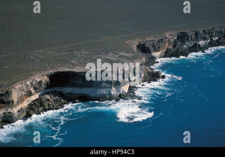 Vue sur les falaises de la Grande Baie australienne Banque D'Images