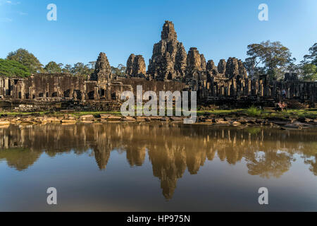 Tempelanlage khmère Bayon, Angkor Thom, Kambodscha, Asien | temple Khmer du Bayon, Angkor Thom, au Cambodge, en Asie Banque D'Images