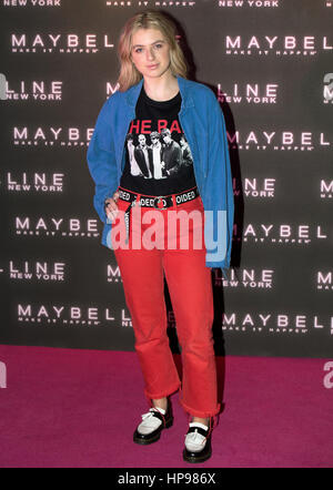 Joseph Gallagher arrivant à l'Maybelline Apportez de la nuit Partie de la Fashion Week, qui a eu lieu au scotch de St James, Londres. Photo date : Jeudi 16 février 2017. Crédit photo doit se lire : Chris J Ratcliffe/ PA Wire Banque D'Images