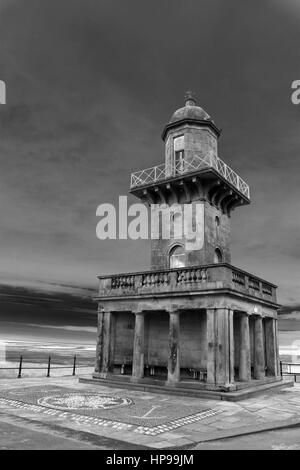 Beach Lighthouse (aussi connu sous le feu inférieur), Fleetwood, Lancashire Banque D'Images