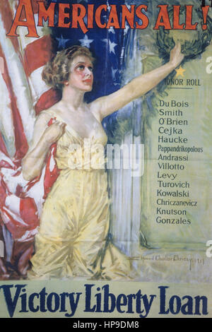 Howard chandler christy,tous les Américains ! La liberté de la victoire,1919 prêt Banque D'Images