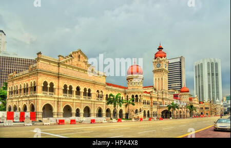 Sultan Abdul Samad Building à Kuala Lumpur. Construit en 1897, il abrite maintenant les bureaux du ministère de l'information. La Malaisie Banque D'Images