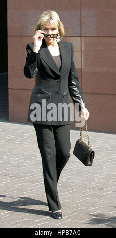 Lily LeMasters, témoin dans l'Anthony Pellicano, feuilles de première cour fédérale à Los Angeles, CA le mercredi 19 mars, 2008. Crédit photo : Francis Specker Banque D'Images