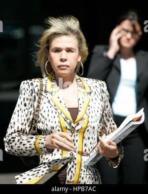 Lily LeMasters, témoin dans l'Anthony Pellicano, feuilles de première cour fédérale à Los Angeles, CA, le mardi 18 mars 2008. Crédit photo : Francis Specker Banque D'Images