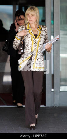 Lily LeMasters, témoin dans l'Anthony Pellicano, feuilles de première cour fédérale à Los Angeles, CA, le mardi 18 mars 2008. Crédit photo : Francis Specker Banque D'Images