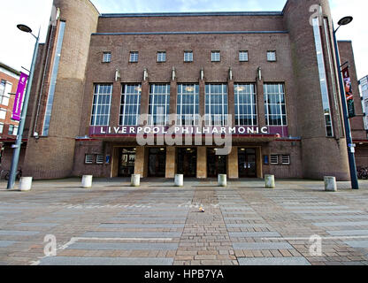 Le Philharmonic Hall, sur l'espérance St Liverpool UK Banque D'Images