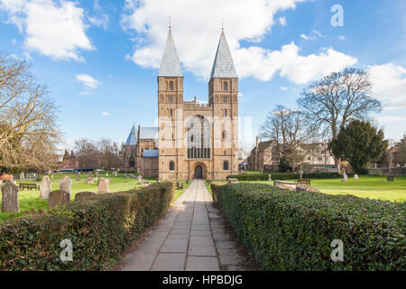 Southwell Minster, Southwell, Nottinghamshire, Angleterre, RU Banque D'Images
