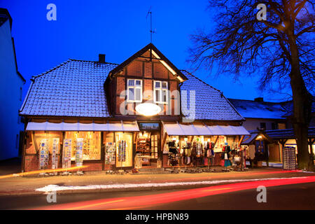 Bispingen, Lunebourg en hiver, Basse-Saxe, Allemagne Banque D'Images