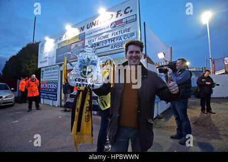 Sutton, Royaume-Uni. Feb 20, 2017. Vues générales avant de la FA Cup cinquième ronde match entre Sutton United et Arsenal au terrain de sport de l'arrondissement le 20 février 2017 à Sutton, en Angleterre. Crédit : Daniel Chesterton/Alamy Live News Banque D'Images