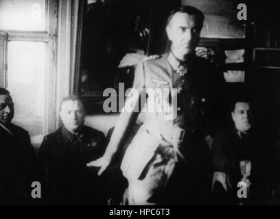 Le maréchal Friedrich Paulus, commandant suprême de l'Armée allemande 6th, après son capturing par l'Armée rouge pendant la bataille de Stalingrad, Union soviétique, début 1943. Fotoarchiv für Zeitgeschichte | utilisation dans le monde entier Banque D'Images