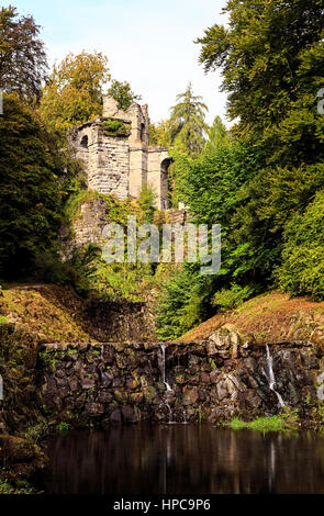 Le parc Bergpark Wilhelmshöhe est un paysage unique park à Kassel, Allemagne Banque D'Images