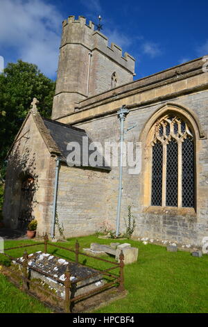 St Mary & All Saints Church, Meare Banque D'Images