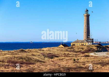 Le phare de Skagen, ville la plus au nord denmarks Banque D'Images