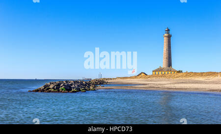 Le phare de Skagen, ville la plus au nord denmarks Banque D'Images