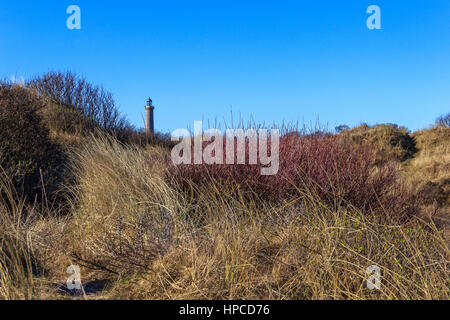 Le phare de Skagen, ville la plus au nord denmarks Banque D'Images