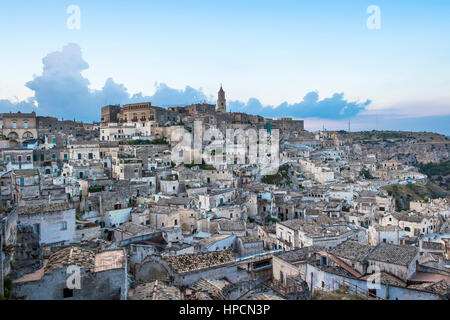 Italie Basilicate Matera,,,Sasso Barisano Banque D'Images