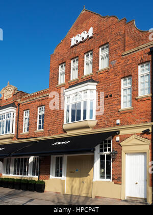 Bâtiments porte Hessle Corderie ancien maintenant un restaurant sur la rue Station d'Humber Yorkshire Angleterre Hull Banque D'Images