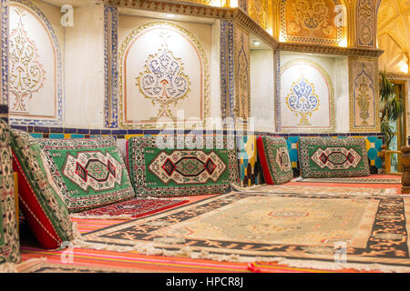 Kashan, Iran - 9 décembre 2015 : Le sultan Amir Ahmad historique de Bath, Kashan, Iran Banque D'Images