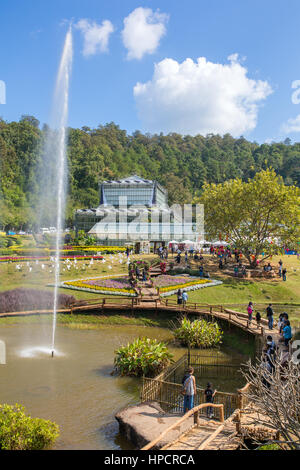 Chiang Mai, Thaïlande - 29 décembre 2016 : le jardin botanique de la Reine Sirikit près de Chiang Mai, Thaïlande Banque D'Images