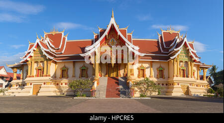 Wat Pha That Luang, Vientiane, Laos. Banque D'Images