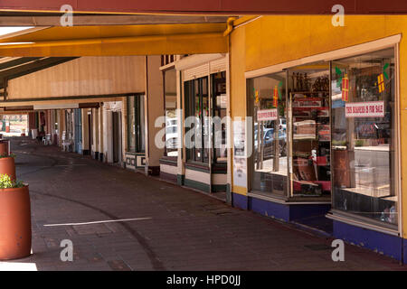 Boulder ville minière, l'architecture de la rue Ouest de l'Australie Banque D'Images