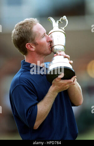 DAVID DUVAL OUVRIR LE CHAMPION DE L'omnium britannique ROYAL LYTHAM & ST ANNES.22 juillet 2001 Banque D'Images