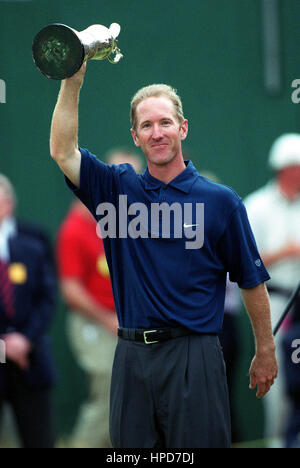 DAVID DUVAL LE RESPONSABLE OPEN 2001 L'OPEN ROYAL LYTHAM & ST ANNES.22 juillet 2001 Banque D'Images