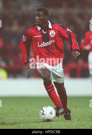 CHRIS BART-WILLIAMS Nottingham Forest FC 29 Janvier 1997 Banque D'Images