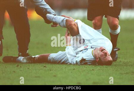 LEE BOWYER LEEDS UNITED FC 04 février 1997 Banque D'Images