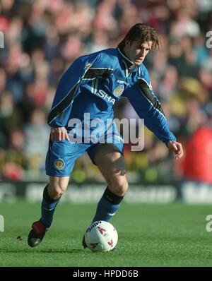 DAVID BECKHAM MANCHESTER UNITED FC 08 mars 1997 Banque D'Images