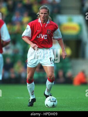 EMMANUEL PETIT ARSENAL FC 07 Août 1997 Banque D'Images