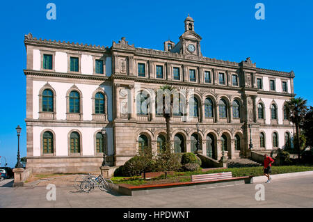 École appelée 'Instituto da Guarda', La Corogne, une région de Galice, Espagne, Europe Banque D'Images