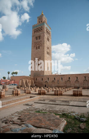 La Mosquée Hassan II Marrakech Maroc Banque D'Images