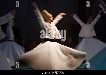 Drevish Hodjapasha à danse mystique Culture Centre, Meulevi Hokapasa.cérémonie sema Hamami Sk Nº5-9d, . Istanbul. La Turquie Banque D'Images