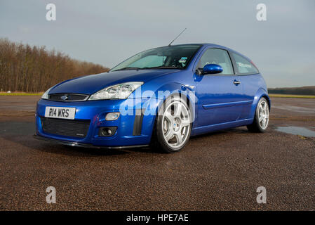 Mk1 Ford Focus RS hatch chaud location Banque D'Images